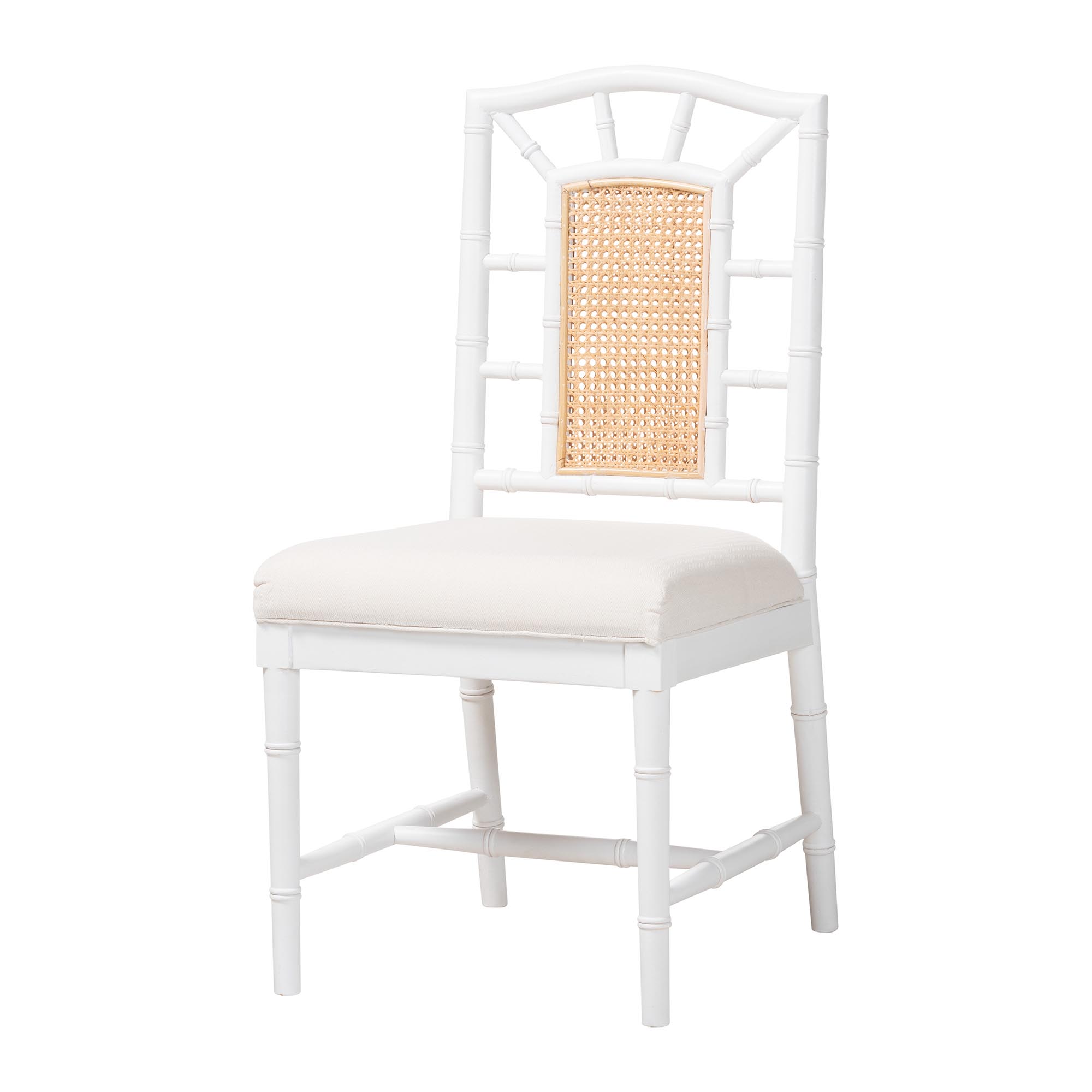 bali & pari Victor Dining Chair, White